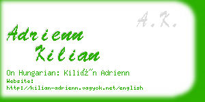 adrienn kilian business card